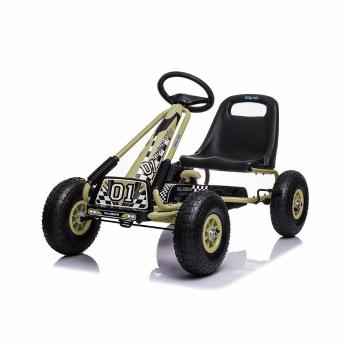 Baby Mix Dětská šlapací motokára Go-kart Razor, zelená