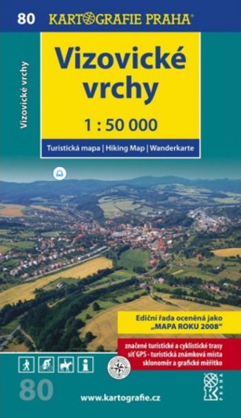 1: 50T (80)-Vizovické vrchy (turistická mapa)