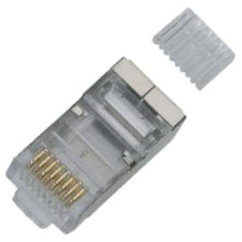 100-pack, Datacom RJ45, CAT6, STP, 8p8c, stíněný, na drát (4135)