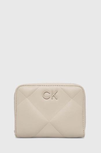 Peněženka Calvin Klein béžová barva, K60K611783