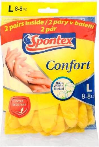 SPONTEX Confort rukavice vel. L, 2 x 2 ks