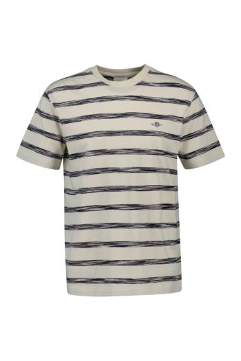 TRIČKO GANT STRIPED SS T-SHIRT CREAM