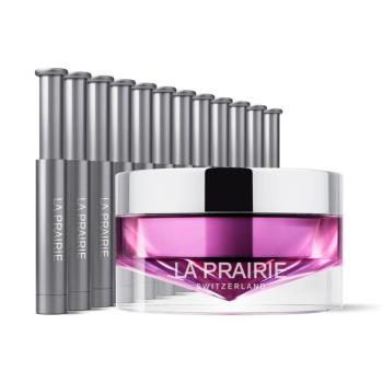 La Prairie Noční dvoufázová péče pro obnovu pleťových buněk Platinum Rare (Haute-Rejuvenation Mask) 20 ml + 12 x 0,7 ml