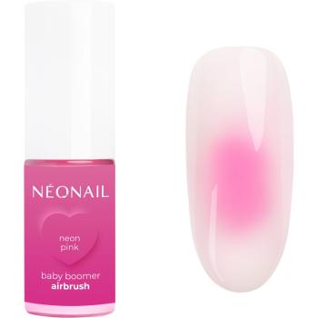 NEONAIL Baby Boomer Airbrush barevný pudr na nehty odstín Neon Pink 5 g