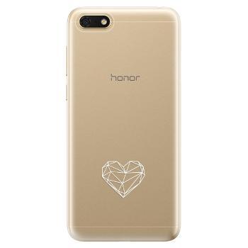 Odolné silikonové pouzdro iSaprio - čiré - Digital Love - Huawei Honor 7S