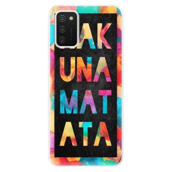 Odolné silikonové pouzdro iSaprio - Hakuna Matata 01 - Samsung Galaxy A02s