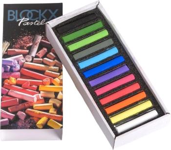 Blockx Case Assorted Pastels Sada suchých pastelů Dark 12 ks