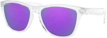 Oakley Frogskins 9013H755 Polished Clear/Prizm Violet Lifestyle okuliare