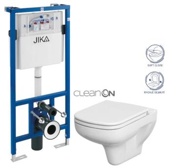 JIKA WC CERSANIT CLEANON COLOUR + SEDÁTKO H895652 X CN1