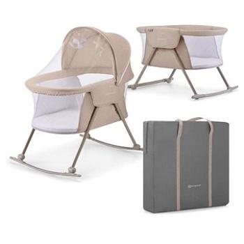 KINDERKRAFT Postýlka dětská 3v1 Lovi Beige (5902533913527)