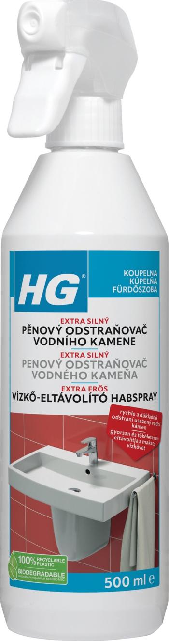 Odstraňovač vodního kamene HG Pěnový čistič vodního kamene 3× silnější 500 ml