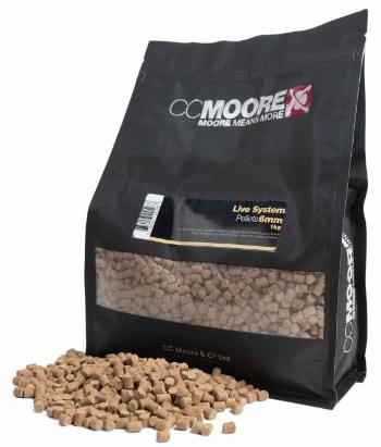 Cc moore pelety live system 1 kg - 6 mm