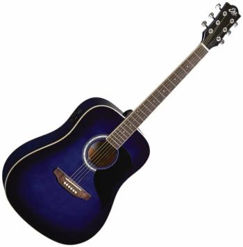 Eko guitars Ranger 6 EQ Blue Sunburst Elektroakustická kytara Dreadnought