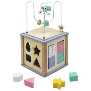 Montessori kostka s aktivitami 40 cm (EN1083)