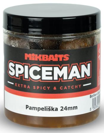 Mikbaits boilie v dipu spiceman pampeliška 250 ml - 24 mm