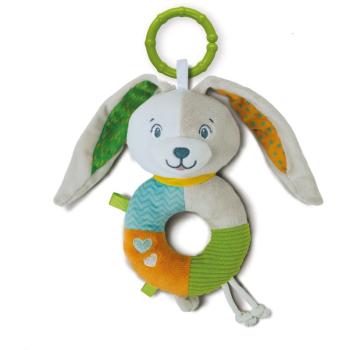 Clementoni Baby Lovely Soft Bunny Rattle chrastítko 1 ks