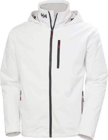 Helly Hansen Bunda Men's Crew Hooded Midlayer Sailing Jacket 2.0 White 3XL