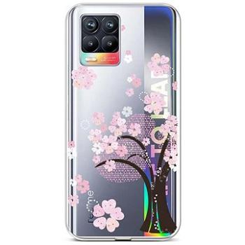 TopQ Realme 8 silikon Cherry Tree 61499 (Sun-61499)