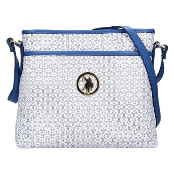 Dámská crossbody kabelka U.S. POLO Ritta - bílo-modrá