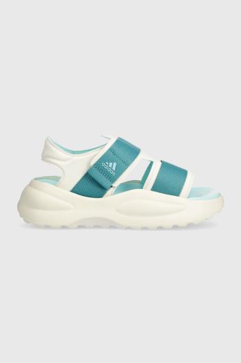 Dětské sandály adidas MEHANA SANDAL KIDS tyrkysová barva