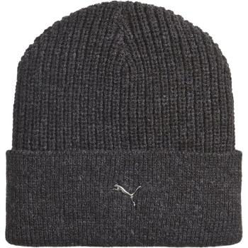 Puma METAL CAT BEANIE Zimní čepice, tmavě šedá, velikost