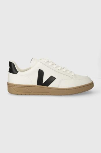 Kožené sneakers boty Veja V-12 bílá barva, XD0203640