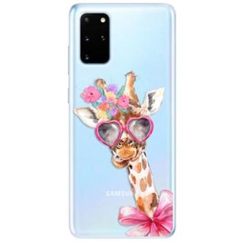 iSaprio Lady Giraffe pro Samsung Galaxy S20+ (ladgir-TPU2_S20p)