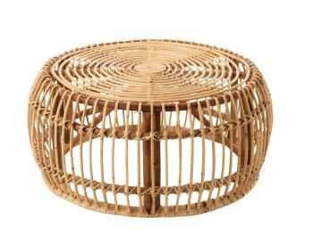 Přírodní ratanový konferenční stolek Ana Rattan Natural - Ø 85*39 cm 11263