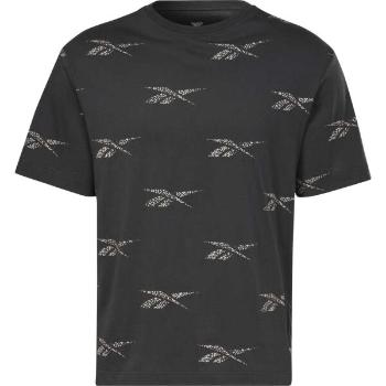 Reebok RI AOP TEE Pánské triko, černá, velikost