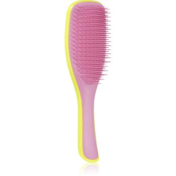 Tangle Teezer Ultimate Detangler Hyper Yellow Rosebud plochý kartáč pro všechny typy vlasů 1 ks