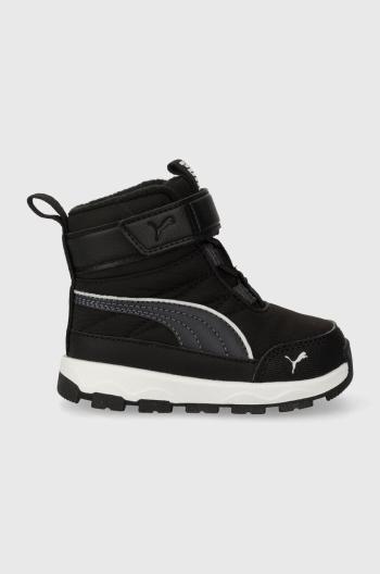 Dětské zimní boty Puma Evolve Boot AC+ Inf černá barva