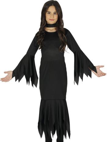 Guirca Dětský kostým - Morticia Addams šaty Velikost - děti: S: 101-109 cm