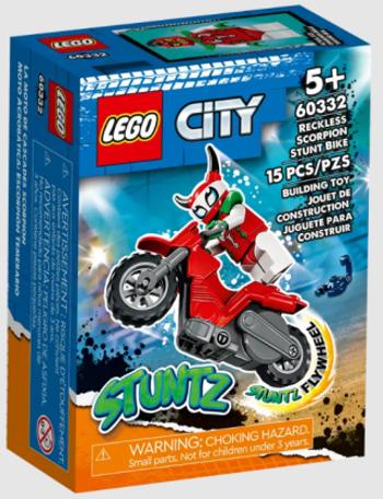 LEGO City 60332 Škorpioní kaskadérská motorka