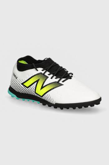 Fotbalové boty New Balance turfy bílá barva, ST3TH45