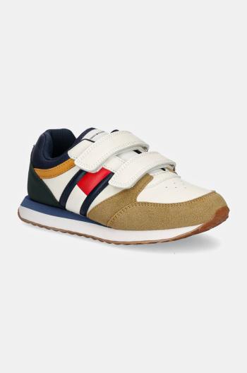 Sneakers boty Tommy Hilfiger hnědá barva, T1B9-33661