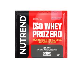 Nutrend Iso Whey Prozero jahodový cheesecake 25 g