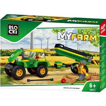 Blocki MyFarm Tractor with a trailer  (KB0313)