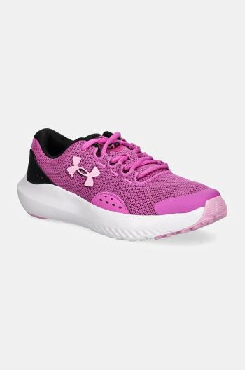 Dětské sneakers boty Under Armour GGS Surge 4 růžová barva, 3027108