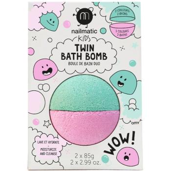 Nailmatic Kids koupelová bomba Pink + Lagoon 2x85 g