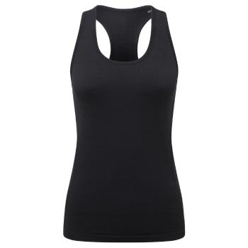 TriDri® Dámské bezešvé sportovní tílko 3D fit - Černá | S