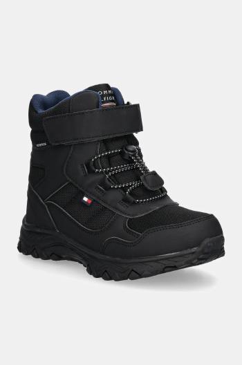 Dětské zimní boty Tommy Hilfiger černá barva, T1X5-33710