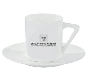 Espresso hrnek s podšálkem 100ml Zásuv