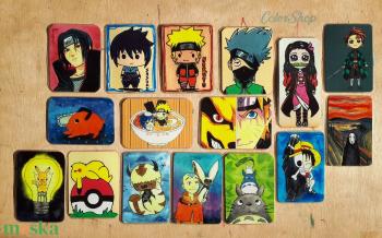 ANIME hűtőmágnes szett 5 db