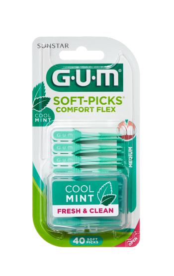 GUM Soft-Picks Regular Comfort Flex Mint, ISO 1, 40 ks