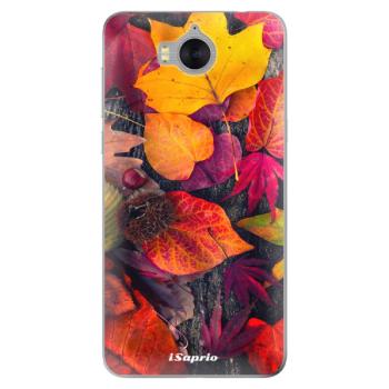 Odolné silikonové pouzdro iSaprio - Autumn Leaves 03 - Huawei Y5 2017 / Y6 2017