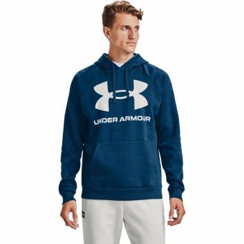 Pánská mikina Under Armour Rival Fleece Big Logo HD  Graphite Blue  M