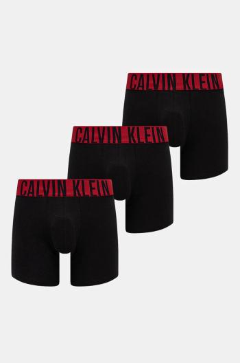 Boxerky Calvin Klein Underwear 3-pack pánské, černá barva, 000NB3609A