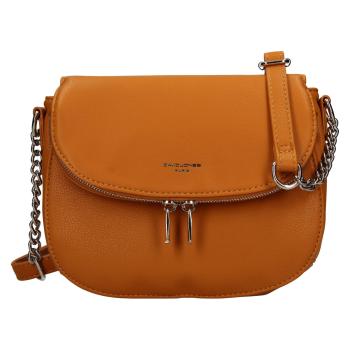 Dámská crossbody kabelka David Jones Daelas - žluto-oranžová