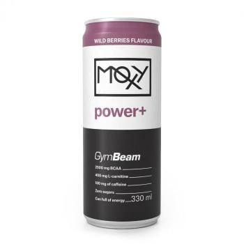 GymBeam Moxy power+ Energy Drink wild berries 330 ml