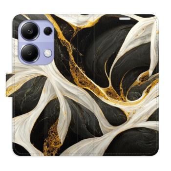 Flipové pouzdro iSaprio - BlackGold Marble - Xiaomi Redmi Note 13 Pro